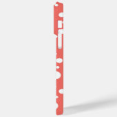 Coral Polka Dot Case-Mate iPhone Case (Achterkant / Links)