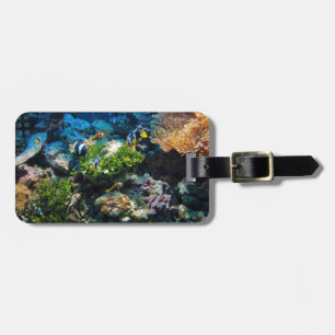 Coral Reef aangepast bagagelabel