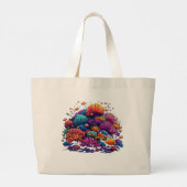 Coral Reef Design - Jumbo Tote (Achterkant)