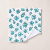 Coral Reef Nautical Coastal Serviette Motif (Gant de toilette)