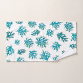 Coral Reef Nautical Coastal Serviette Motif (Serviette à main)