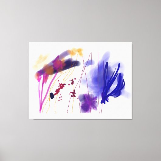 Coral Reef Stretched Canvas Print (Voorkant)