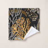 Coral Reef - Symphonie or et perle (Gant de toilette)