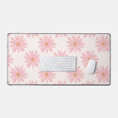 Coral rose BOHO Motif Floral (Clavier et souris)