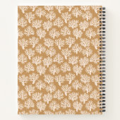 Coral Scribbles Brown Notitieboek (Achterkant)