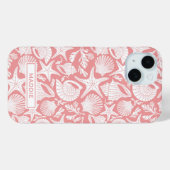 Coral Shells Personalized Case-Mate iPhone Case (Achterkant (horizontaal))