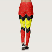 Coral Snake Skin Pattern Leggings (Achterkant)