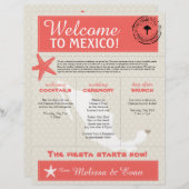 Coral Starfish Cancun Mexico - Welkomstbrief (Voorkant / Achterkant)