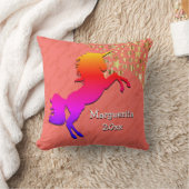 Coral UNICORN Persoonlijke Keepomwille Kussen (Deken)
