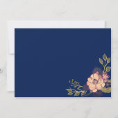 Coral Wedding Save The Date (Achterkant)