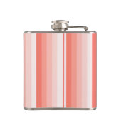 Corale perzikschaduwstrepen heupfles (Achterkant)