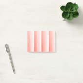 Corale perzikschaduwstrepen post-it® notes (Kantoor)