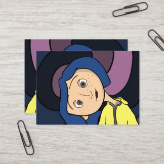 Coraline cartão de visita visitekaartje