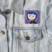 Coraline Film Button Pin (In situ)