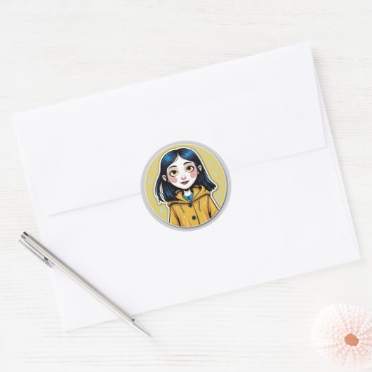 Coraline Inspired Sticker (Enveloppe)