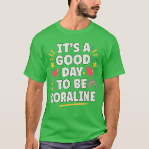 CORALINE Persoonlijke Retro Meisjes Aangepaste COR T-shirt