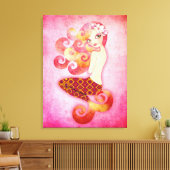 Coraline Verpakt Canvas Uitgerekte Canvas Muur Kun (Insitu (Woonkamer))