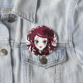 Coralinepin Ronde Button 7,6 Cm (In situ)