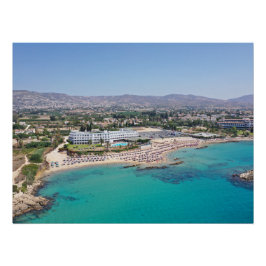 Corallia Beach Paphos, Cyprus Perfect Poster