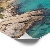 Corallia Beach Paphos, Cyprus Perfect Poster (Hoek)