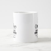 "Coram Deo" 20 oz JUMBO Mug (Noir) (Devant)