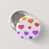 Corazón de Corazones Ronde Button 3,2 Cm (Voorkant /achterkant)