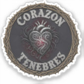 Corazon Tenebres Patch Sticker (Voorkant)