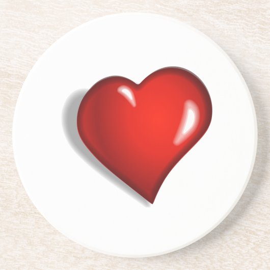 corazon zandsteen onderzetter (Voorkant)