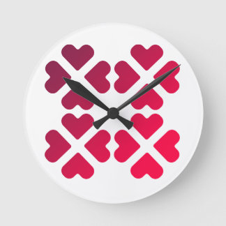 corazones de amor ronde klok