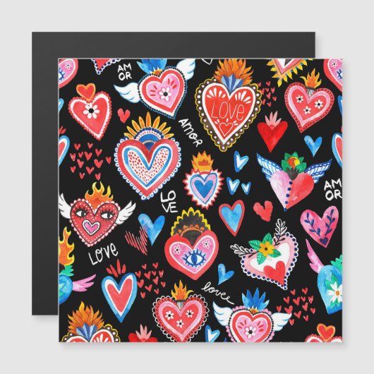 Corazones mexicanos (Voorkant / Achterkant)