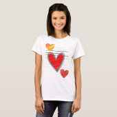 corazones t-shirt (Voorkant volledig)