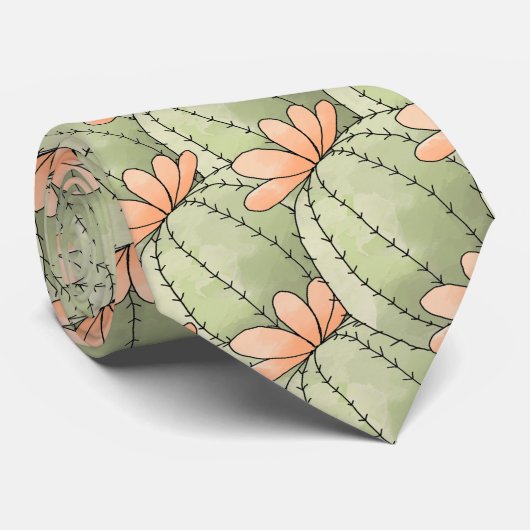 corbata de cactus stropdas (Opgerold)