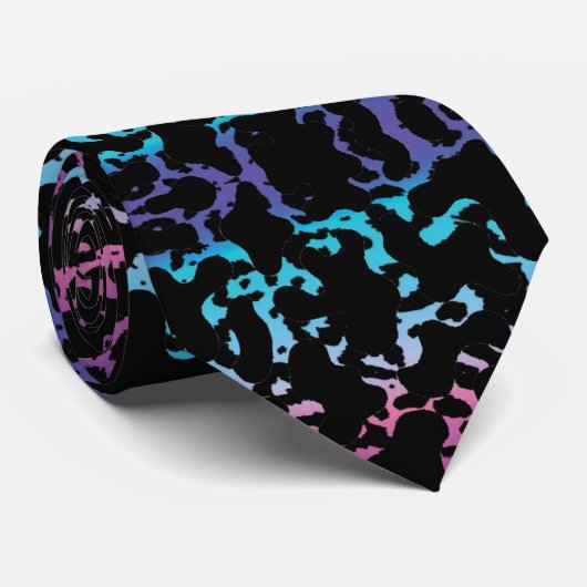 Corbata de leopardo degradado lindo stropdas (Opgerold)