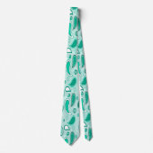 Corbata dibujo de color pastel verde elegante stropdas (Voorkant)