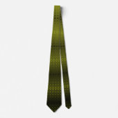 Corbata verde oliva con negro stropdas (Voorkant)