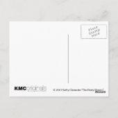 Corbeau avec oeuf dans la carte postale de beige (Dos)