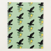 Corbeau avec rose jaune (Devant)
