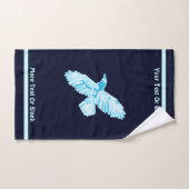 Corbeau bleu (Serviette à main)