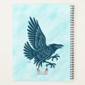 Corbeau bleu dansant (Dos)