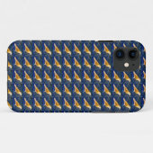 corbeau brun sur coque noir (Dos (Horizontal))