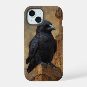 Corbeau et ruines de la cathédrale