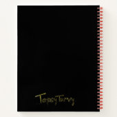 Corbeau gothique suspendu à l'envers du Carnet spi (Dos)