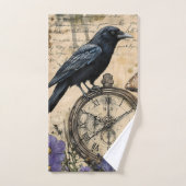 Corbeau gothique vintage (Serviette à main)