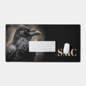 Corbeau Lunatique avec Monogramme (Clavier et souris)