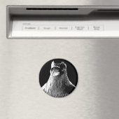 Corbeau Magnet Amour animal Spirit animal Aimant f (In Situ (Lave-vaisselle))