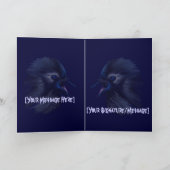 Corbeau manique avec carte lune (Intérieur)