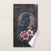 Corbeau noir (Serviette à main)