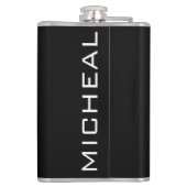 Corbeau noir Personnaliser le nom Flacon (Dos)