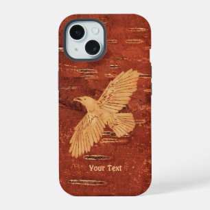 Corbeau rustique sur OtterBox iPhone C en écorce d