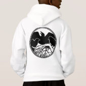 Corbeau Sweat - shirt à capuche levain / Corbeau d (Dos)